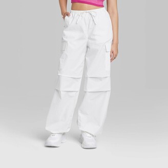 Women's High-Rise Cargo Utility Pants - Wild Fable™ Light Pink M