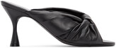 Thumbnail for your product : Balenciaga Black Drapy 80mm Mules