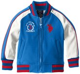 Thumbnail for your product : U.S. Polo Assn. U.S. Polo Association Boys' Softshell Jacket with Stripe Rib Knit Trim