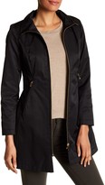 Thumbnail for your product : Via Spiga Seamed Funnel Neck Coat (Petite)