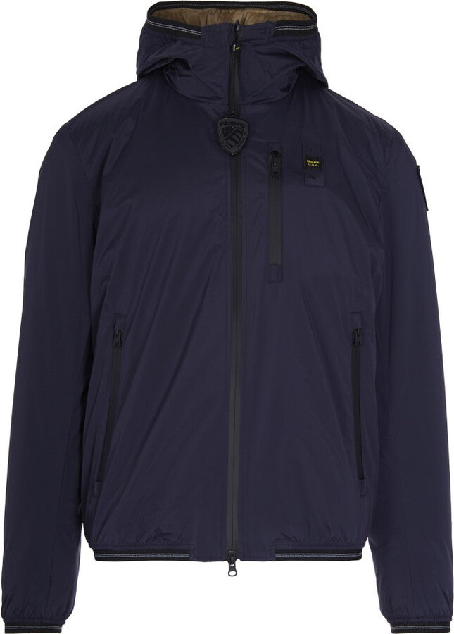 Blauer Blue Devon Jacket With Faux Fur Lining