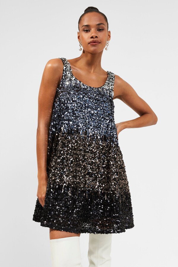 sequin swing dress