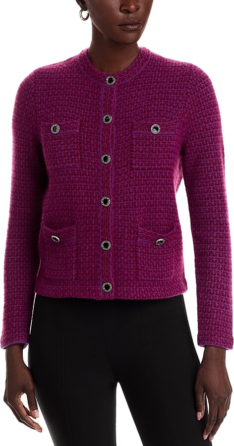C by Bloomingdale's Cashmere Crewneck Pocket Cardigan - Exclusive
