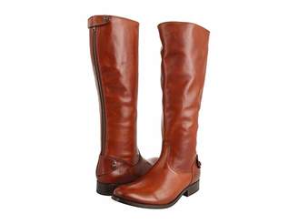 frye button back zip boot