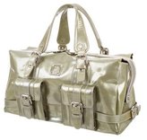 Thumbnail for your product : MCM Metallic Patent Leather Satchel