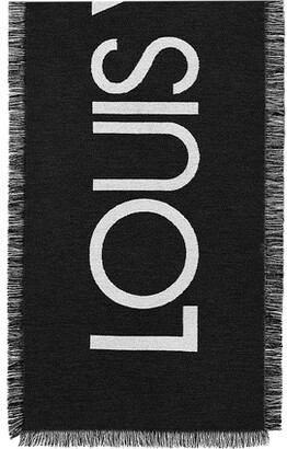 Louis Vuitton 2018 pre-owned Monogram Jacquard Wool Scarf - Farfetch
