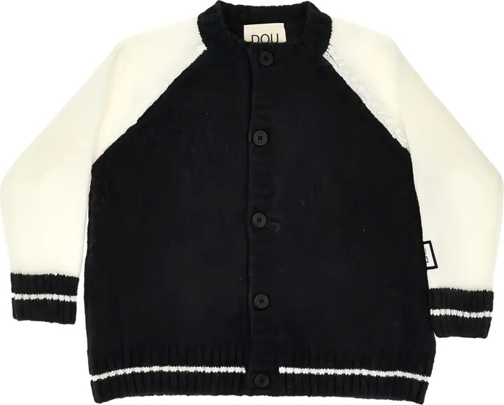 Doudou Et Compagnie Two-Tone Buttoned Cardigan