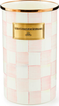Mackenzie Childs Rosy Check Utensil Holder