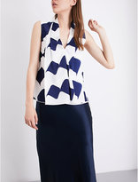Thumbnail for your product : Victoria Beckham Sleeveless silk blouse