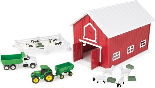Tomy TomyJohnDeereBarnPlayset24Pieces47333