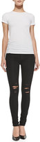 Thumbnail for your product : Hudson Barbara Distressed Stretch Skinny Jeans, Waxed Skylark