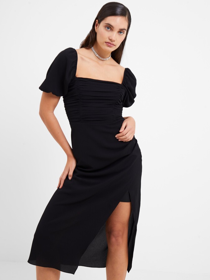 French Connection Midi Dress Rust - ShopStyle