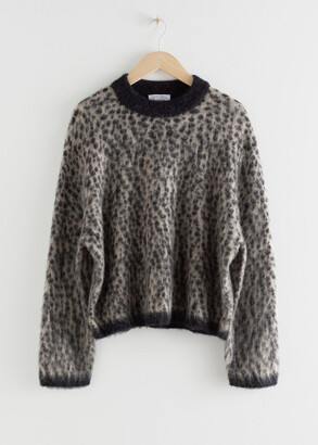 And other stories Leopard Knit Sweater