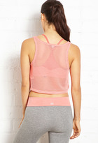 Thumbnail for your product : Forever 21 SPORT Cropped Mesh Tank