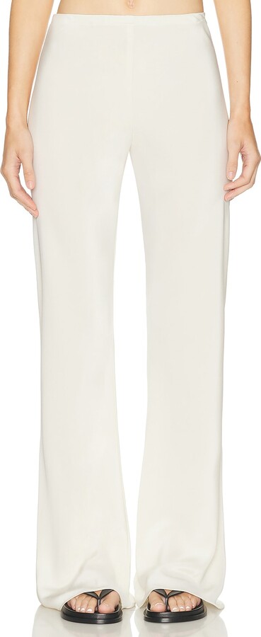 SABLYN Rio B Flared Bias Cut Pant in White