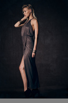 Thumbnail for your product : Nightcap 13173 Nightcap Sueded Halter Gown