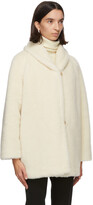Thumbnail for your product : Max Mara Off-White Alpaca & Silk Teddy Coat