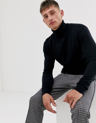 French Connection 100% cotton roll neck sweater