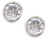 Thumbnail for your product : Michael Kors Silvertone Crystal Stud Earrings