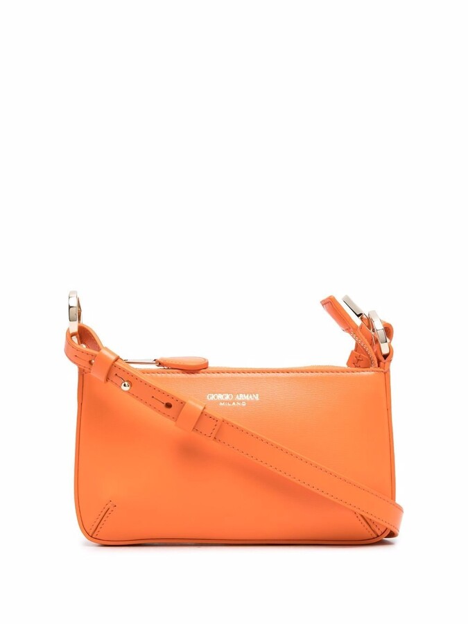 giorgio armani leather bolsa