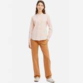 Thumbnail for your product : Uniqlo WOMEN IDLF Cotton Twill Pin Tuck Long Sleeve Shirt