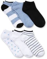 Thumbnail for your product : JCPenney MIXIT 6-pk. Low-Cut Socks
