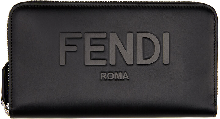 fendi black wallet