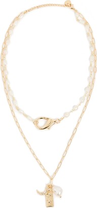 Jules Smith Designs Women's Pearl and Crystal Clip Necklace