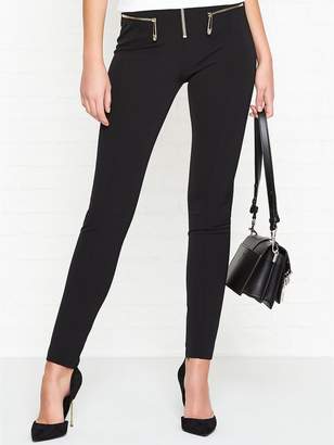 Versace Versus High WaistedSafety Pin Trousers - Black