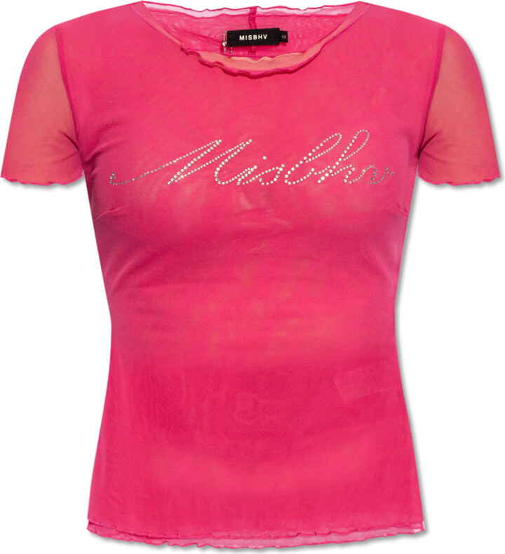 Long Sleeve Doorzichtig Sheer Shirt Van NAKD Mesh Tops Dames