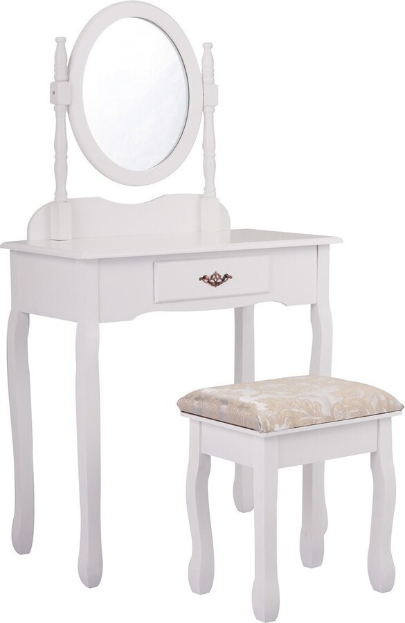 Dressing Tables With Mirror And Stool | ShopStyle