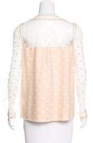 Thumbnail for your product : ALICE by Temperley Lace Polka Dot Top w/ Tags