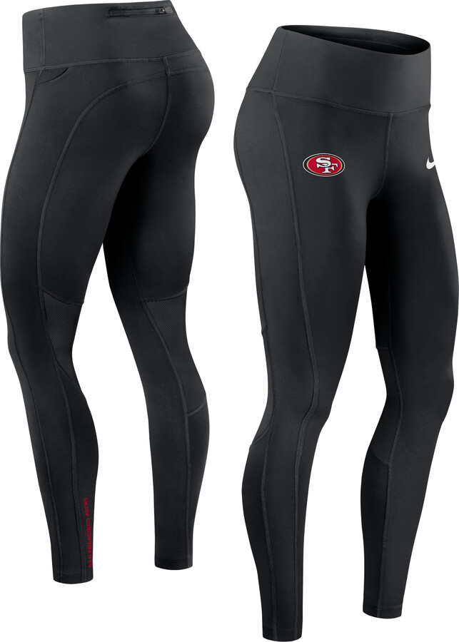 Women's Nike Black San Francisco 49ers Primetime Epic Fast Performance Leggings