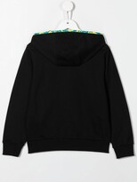 Thumbnail for your product : Versace Children Zip-Up Patterned Hooded