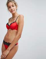 Thumbnail for your product : New Look Scallop Satin Bra