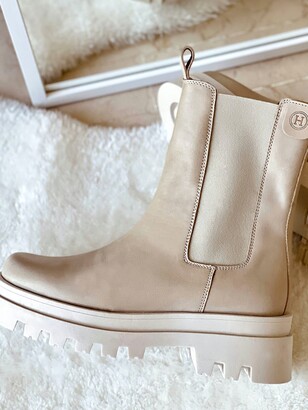 Hanks Brand Nebraska leather Chelsea boots - ShopStyle