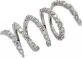 Thumbnail for your product : Staurino Magic Snake 18K White Gold Spiral Ring with Diamonds, Size 6.5