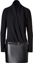 Thumbnail for your product : Barbara Bui Dress with Leather Skirt in Black