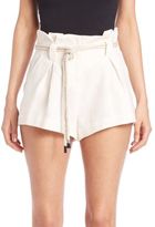Thumbnail for your product : L'Agence Edie Paper Bag Shorts