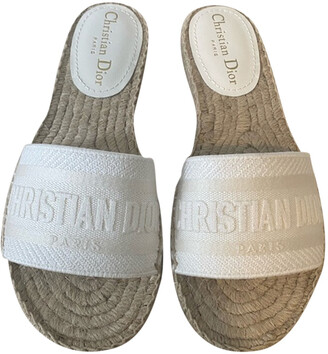 dior plastic sandals