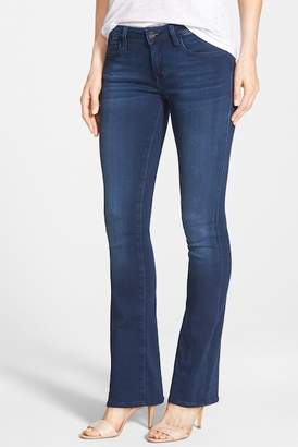 Mavi Jeans Gold 'Leigh' Stretch Baby Bootcut Jeans (Dark Sateen)