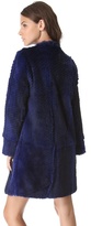Thumbnail for your product : Diane von Furstenberg Candice Rabbit Fur Coat