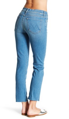 Mother The Rascal Cropped Straight Leg Jeans