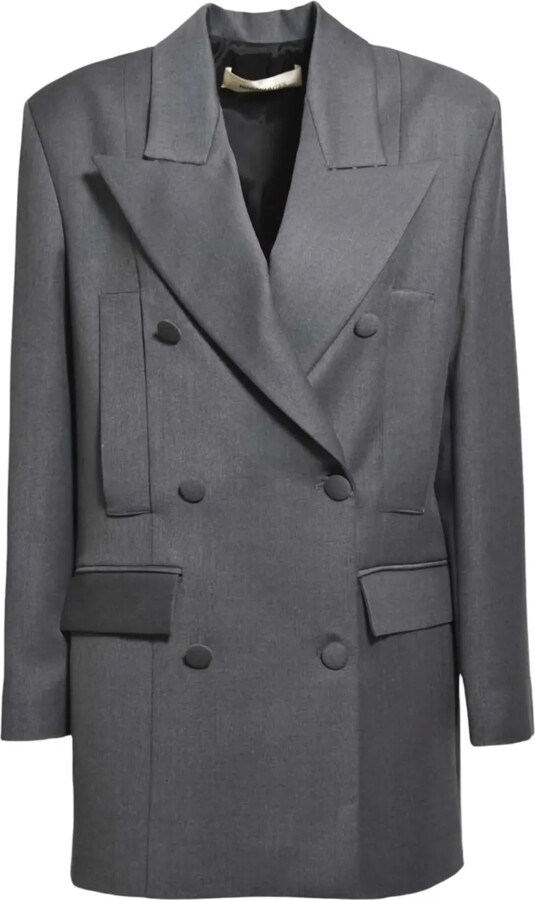 Nineminutes Double-Breasted Tailored Coat
