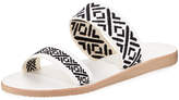Thumbnail for your product : Joie Sable Stitched Slide Flat Sandals, Black