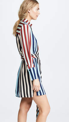 Diane von Furstenberg Striped Shirt Dress