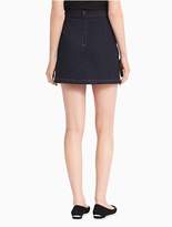 Thumbnail for your product : Calvin Klein Jeans Denim Flat Front Skirt