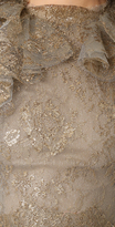 Thumbnail for your product : Marchesa Metallic Lace Top