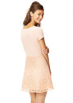 Thumbnail for your product : Delia's Short-Sleeve Lace Skirt Dress