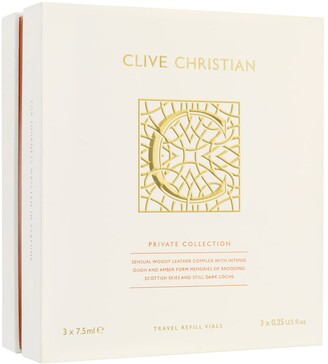 Clive Christian 3 x 0.25 oz. Private Collection C Woody Leather Travel Refills